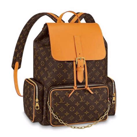 louis vuitton backpack with gold plate|backpack louis vuitton original.